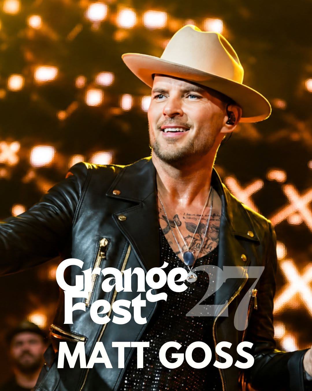 Matt Goss — Grange Fest 2027